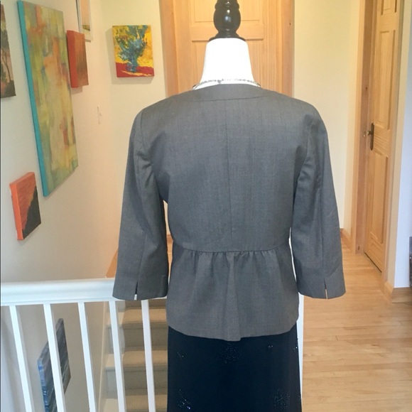 COPY - J. Crew Gray Suiting Peplum Blazer - Picture 2 of 13